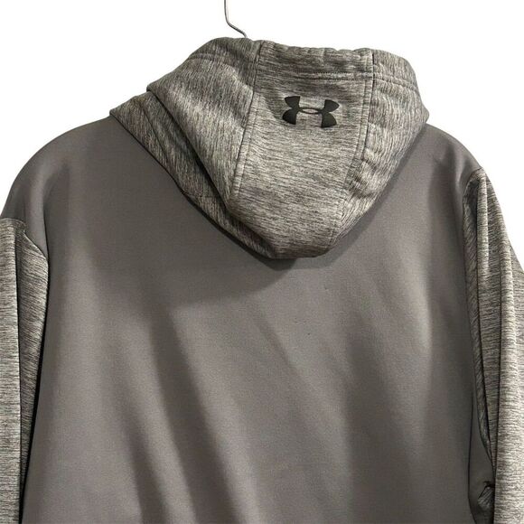 Under Armour Men's Storm Fleece Hoodie Gray Pullover Size L - Picture 9 of 10